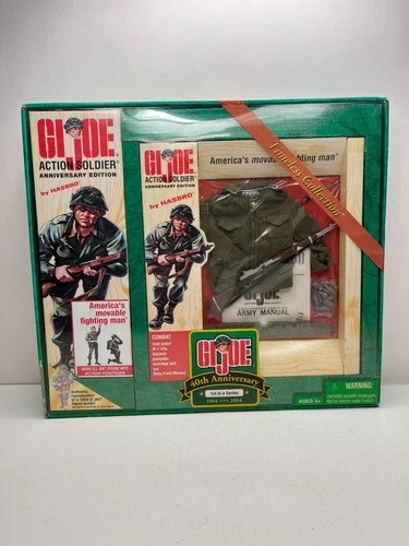 HASBRO G.I JOE 2004 12" TIMELESS COLLECTION ACTION SOLDIER W/ ACCESSORY SET 1ST