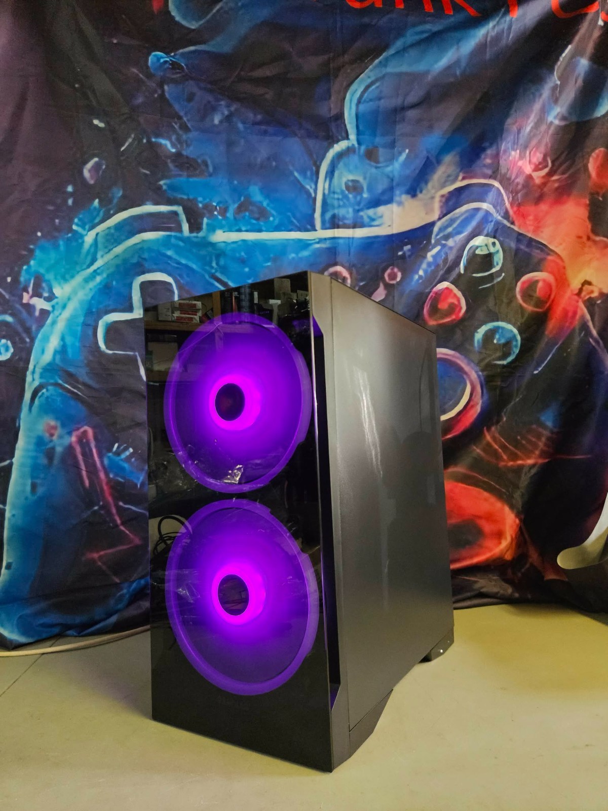 Custom RGB Gaming PC Desktop i7 3.40ghz SSD 1tb HDD 32gb RAM RTX 5060 Win 11