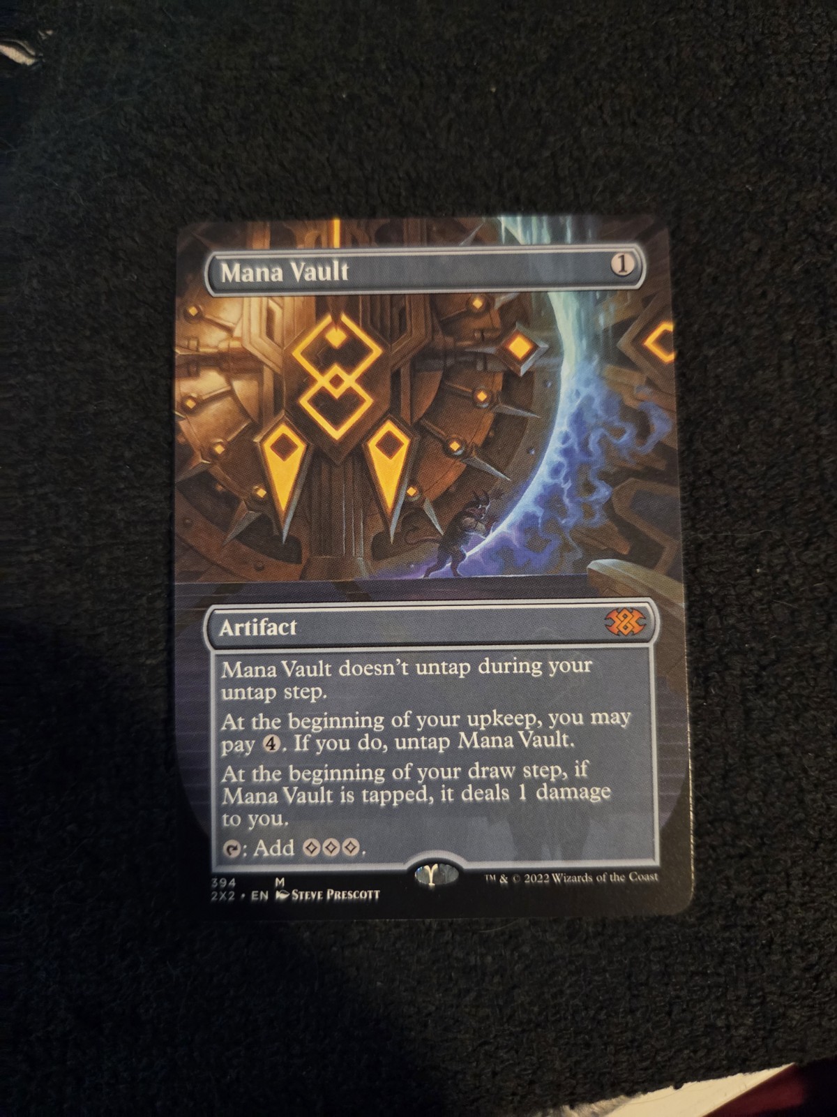 Mana Vault (Borderless) NM M Double Masters 2022 394