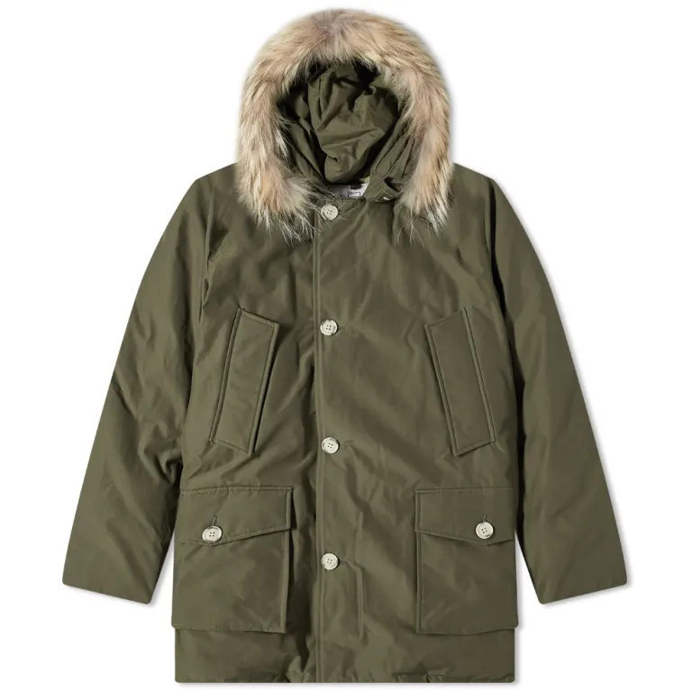 Fur Trim Woolrich Military Parka Herren Woolrich Arctic Parka In