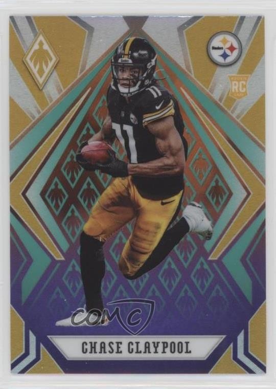 2020 Panini Phoenix Rookies Color Burst Chase Claypool #126 Rookie RC 1s6