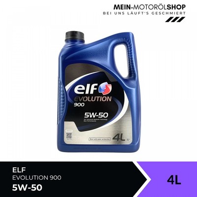 Elf Evolution 900 5W-50 API CD API SG Motoröl 4 Liter