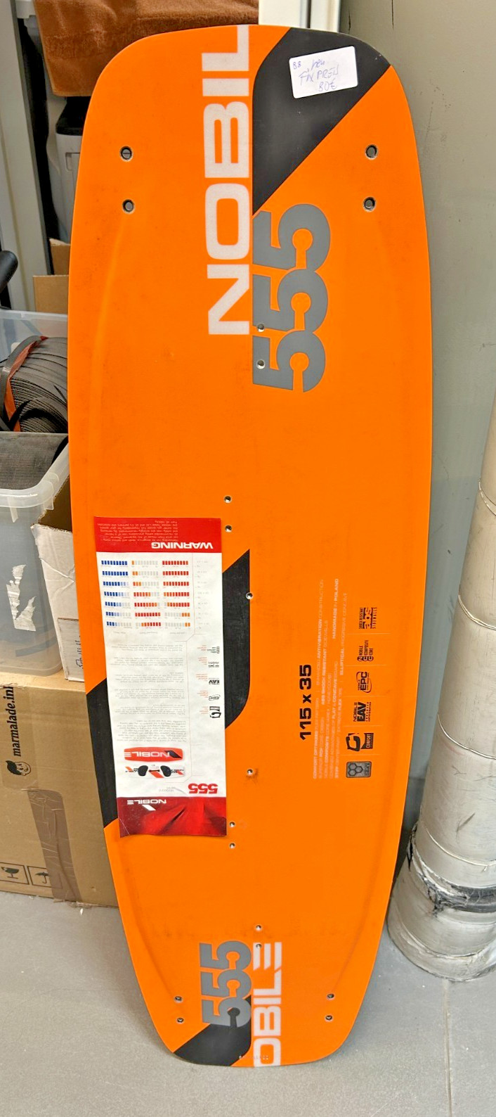 Kiteboard Nobile 555 - Usato - Board Only - Size 115x35