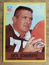 1967 Philadelphia #45 Dick Schafrath LOW GRADE