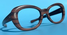 Vintage NOS 1960s Faux-Wood Victory Suntimer S-535 Eyeglasses Sunglass Frames