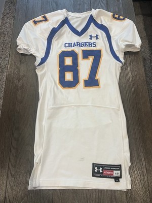 Mens Under Armour San Diego Chargers Football Jersey Blue White