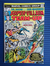 SUPER-VILLAIN TEAM-UP # 3 - (VF-) -DR.DOOM/SUB-MARINER-TIGER SHARK-ATTUMA-DORCAS