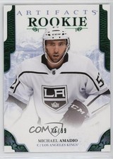 2017-18 Upper Deck Artifacts Rookie Redemptions Emerald 74/99 Michael Amadio 3b8