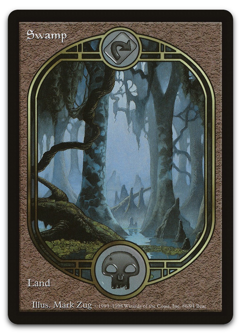 Swamp (UGL) #86 (LP) Unglued UGL Magic MTG