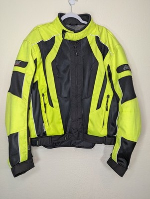 Olympia Motorsports AG5 All Season Transition Motorcycle Jacket High Vis Cordura