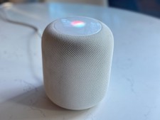 Apple HomePod Smart Speaker A1639 White Siri Voice Assistant w/ Power Cord