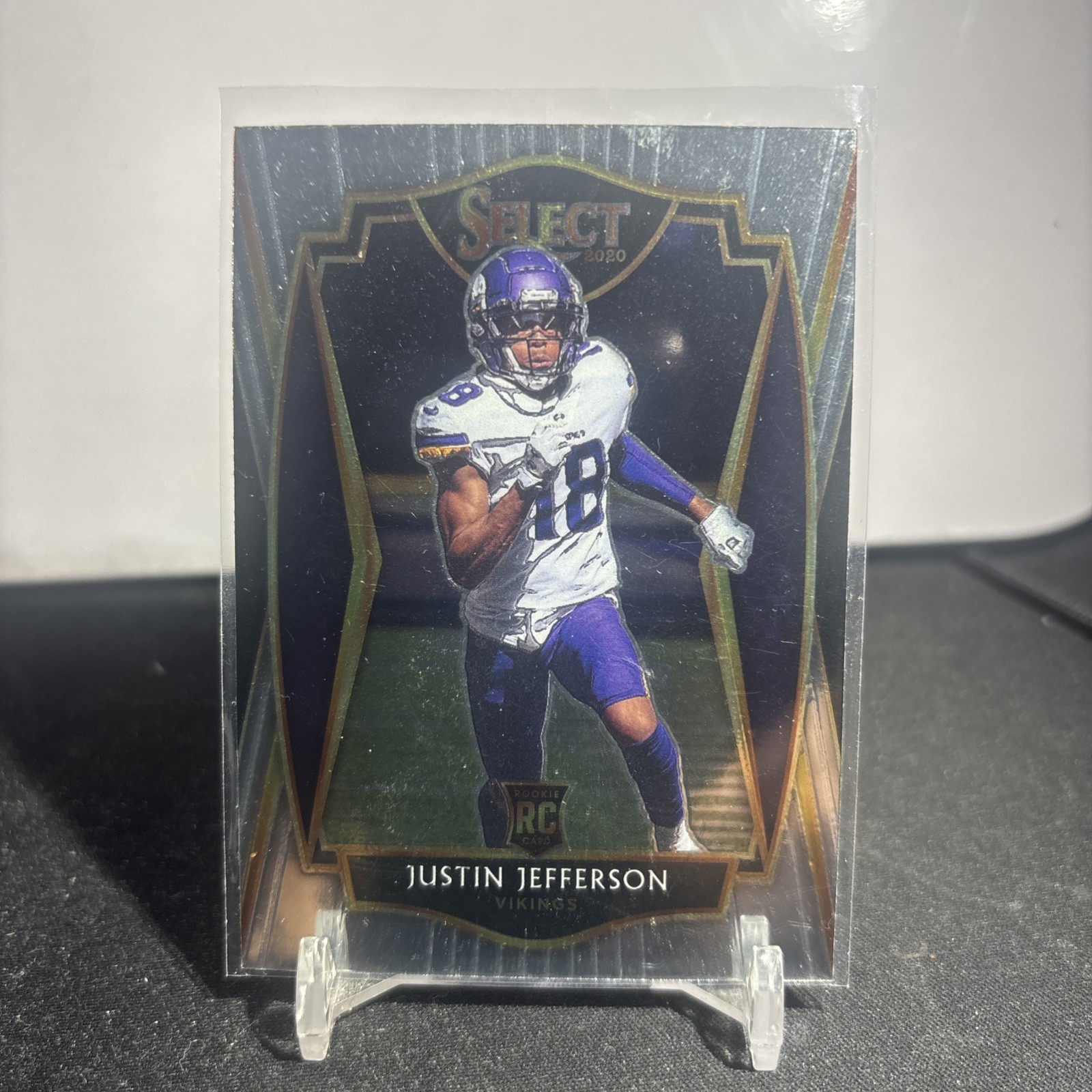 2020 Panini Select #161 Justin Jefferson RC Rookie Card Minnesota Vikings