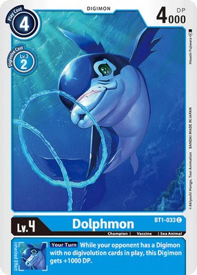 Dolphmon BT1-033 C Release Special Booster Digimon TCG