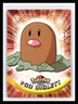 💥 DIGLETT 1999 Topps Pokemon TV Non Holo Animation 2nd Series Black Logo # 50