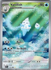 Vanillish Holo Illustration Rare SV: White Flare 112/086 NM on eBay