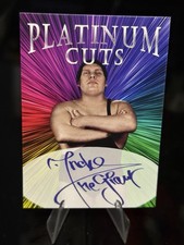Andre The Giant Platinum Cuts Limited Edition Fac Auto/1000