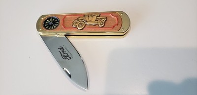 Franklin Mint 1925 Ford Model T Car Folding Knife with Case