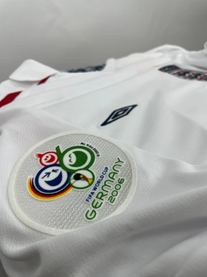 David Beckham #7 Inglaterra 2005-2006 Equipo Nacional Manga Larga Kit Foto 3 de 4