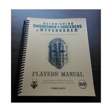 Astonishing Swordsmen and Sorcerers of Hyperborea Players' Manual (1st Ed) EX