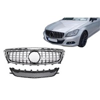 KüHlergrill FüR Mercedes CLS W218 C218 X218 11-14 GT-R Panamericana Look Chrom