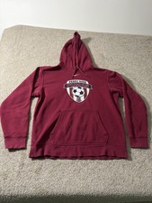 Nike Hoodie Mens Medium Red Perry High Pumas Soccer Fleece Sweatshirt 598437-610