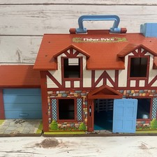 Vintage Fisher-price Little People House Vintage 1980