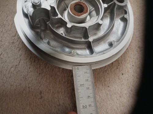 NEW / NOS 1970,s Honda motorcycle front brake plate.CB250 CB350 CB360 XL250 CD - Picture 7 of 8