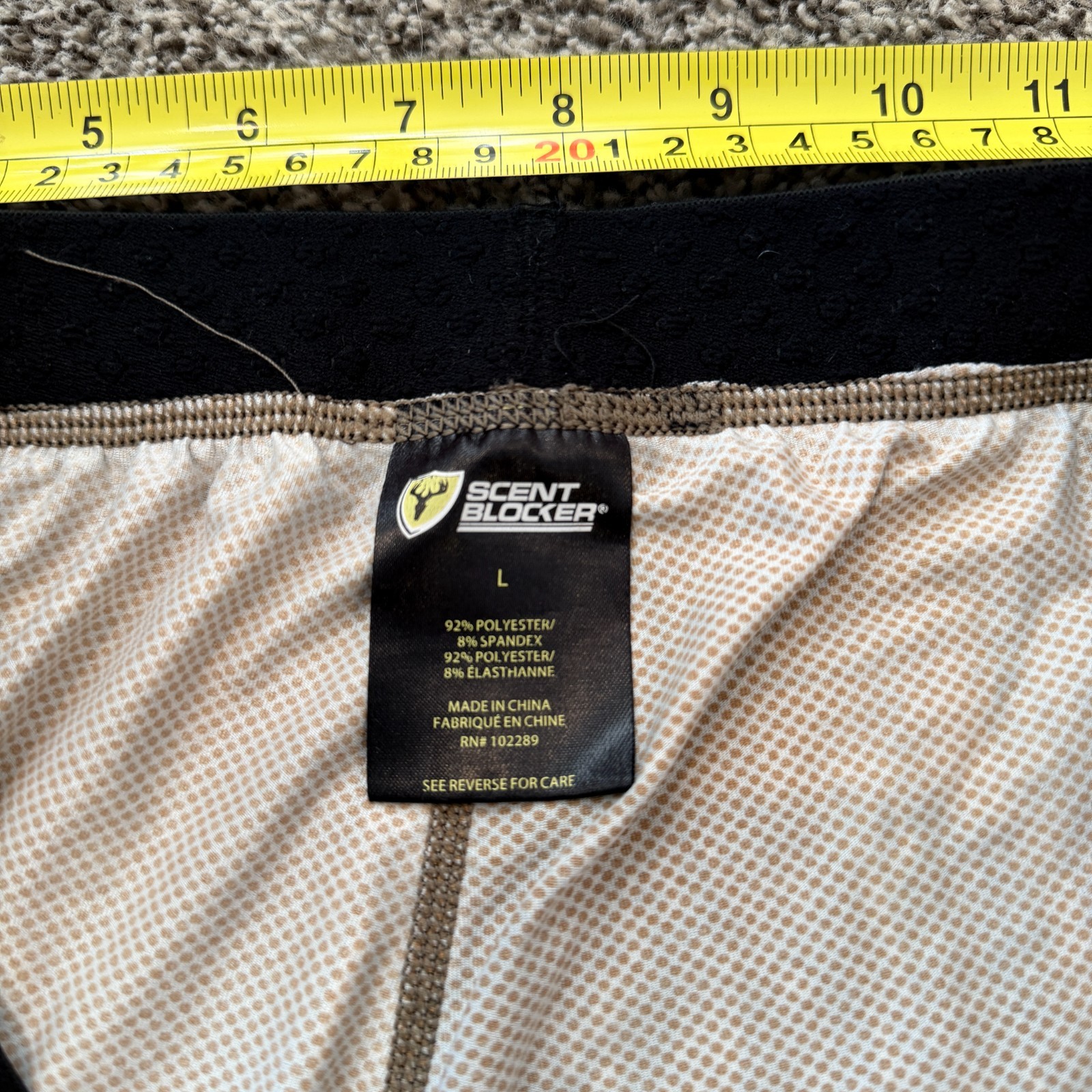 ScentBlocker S3 Base Layer Pants Mens Large Realtree Xtra Camo Layer One