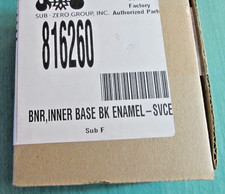 Wolf Electric Range - INNER BURNER BASE - Part No. 816260 - NEW Open box 