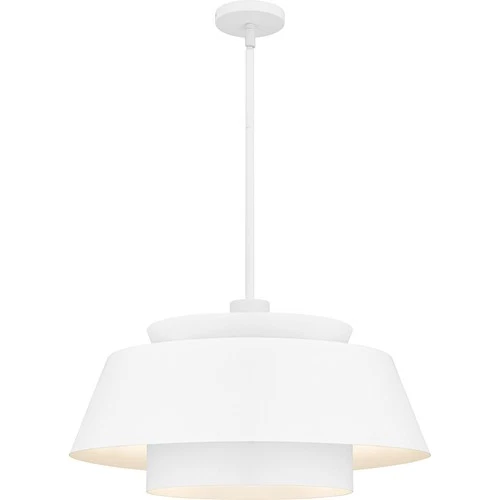 Quoizel LMI2824 Lumi 3 Light 24"W Pendant - Brushed Weathered Brass - Picture 6 of 12