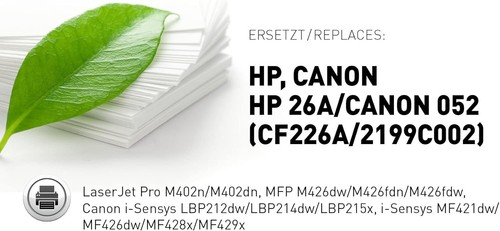 KMP Toner für HP 26A Black (CF226A) Premium - Afbeelding 2 van 9