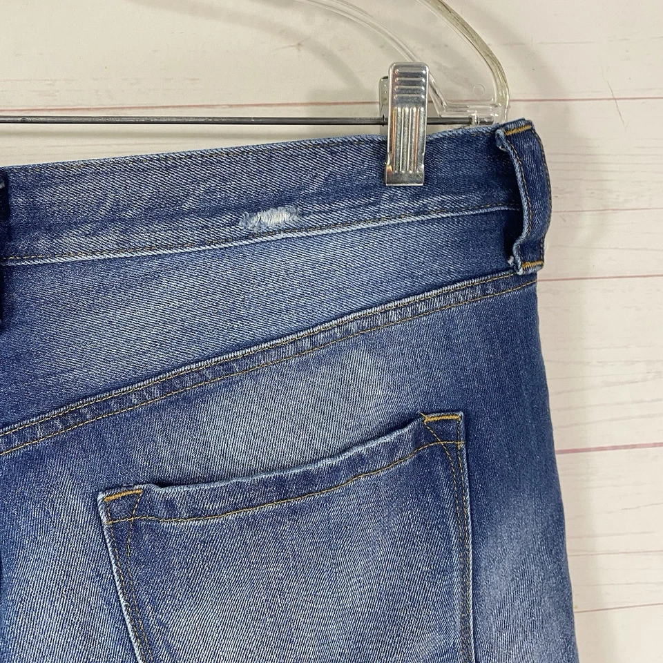 J. Pantalones cortos de mezclilla Crew para mujer talla 31 azul 100 % algodón real-36 W Foto 4 de 4