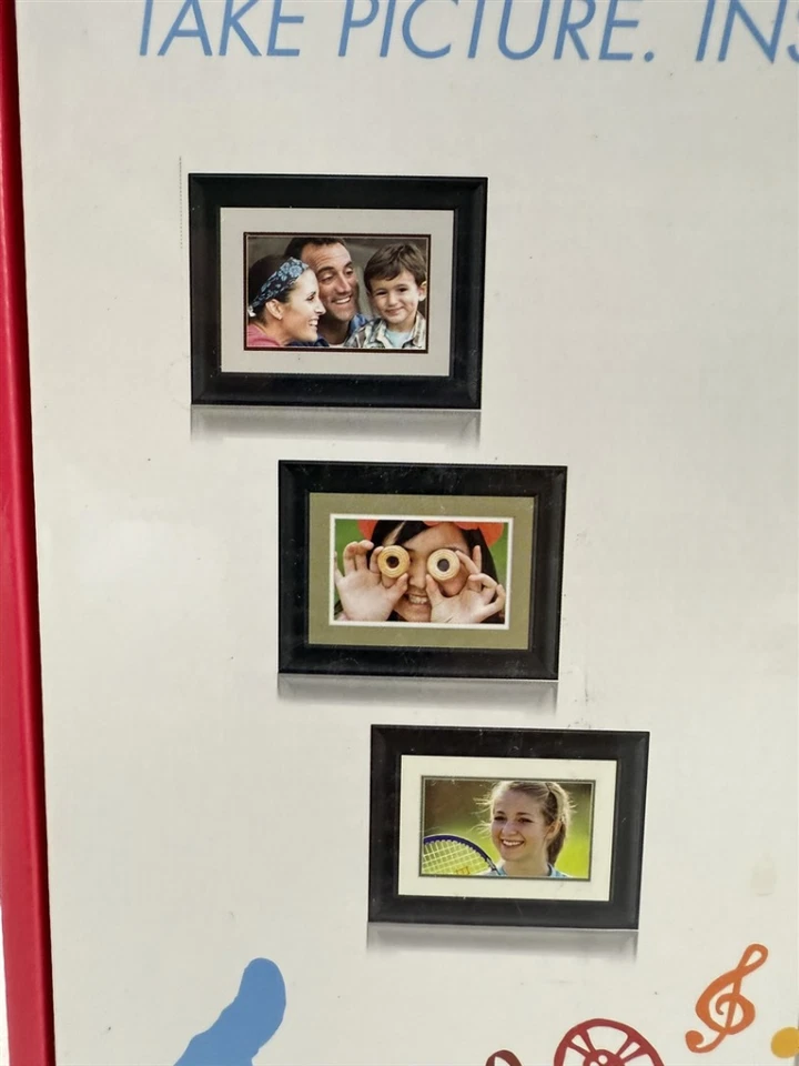 HP 7" Black Wood Digital Picture Frame w/ 4 Mats & Remote 2GB Memory DF780b4 NEW - Image 4 of 4