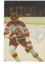 Bill Clement Signed 5x7 Color Photo Atlanta Flames