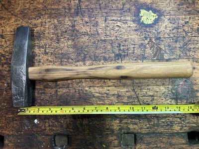 Vintage Plumb USA Cross Peen/ Blacksmith Hammer, 2.5 Lb. Head