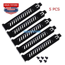 5PCS PCI Slot Cover, Vented Slot Covers for Computer Cases, Dust Filter Bracket