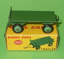 Dinky / 429 Green Lorry Trailer / Boxed
