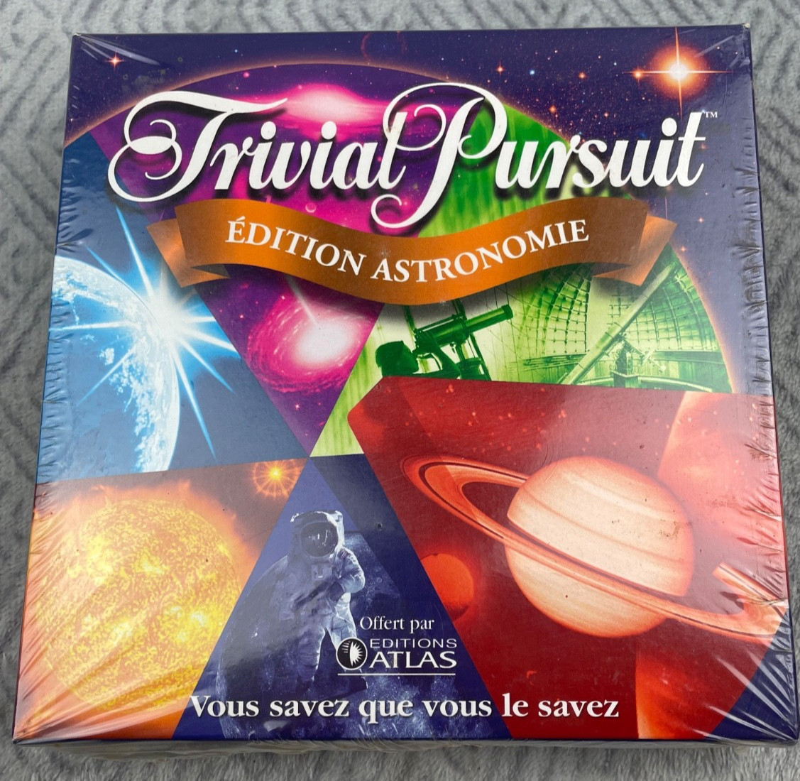 Jeu Trivial Pursuit Astronomie Éditions Atlas pour tester vos connaissances