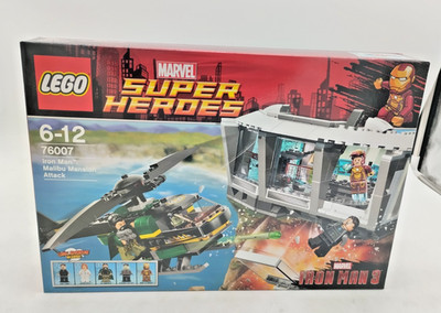 LEGO 76007 Iron Man 3 Malibu Mansion Attack NEW MISB SEALED GOOD Heroes Marvel