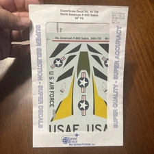 Superscale Decals 480729 1/48 Scale F-86D Sabre 94th FS