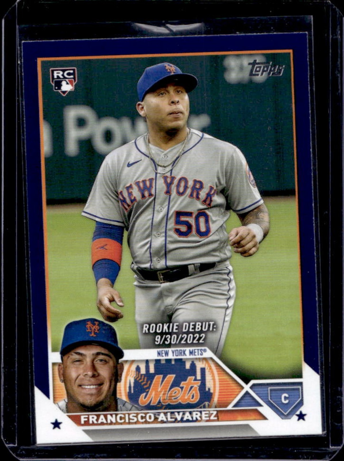 2023 Topps Update Francisco Alvarez RC Royal Blue Rookie #US255 Mets
