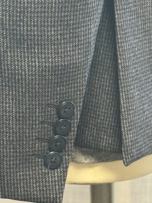 PAL ZILERI LAB Men Sport Coat Jacket Blazer MADE  IN ITALY GRAY Wool 40R*