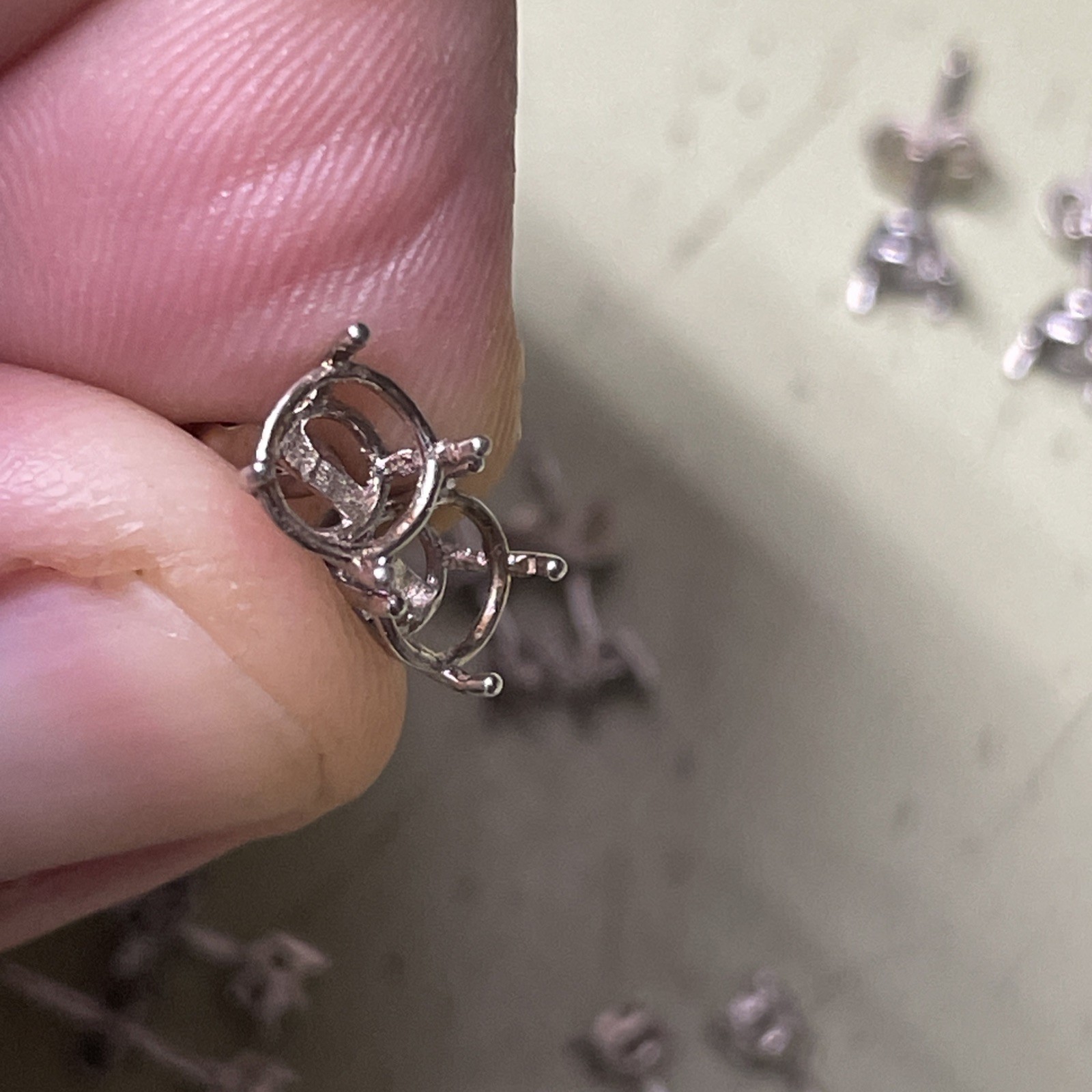 925SterlingSilver (all missing put your Stones) S… - image 6