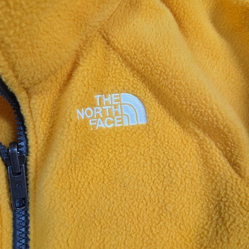 The North Face Fleece Liner Boys Sz Med./10 Yellow Soft Warm Excellent 0800 - Picture 2 of 12