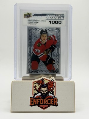 Upper Deck 2023-24 Series 2 Population Pop Count 1000 Connor Bedard Rookie #PC60