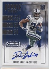 2016 Panini Contenders Rookie Ticket Darius Jackson #171 Auto 4m6