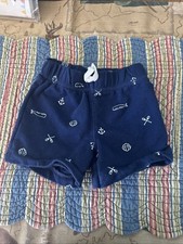 Carter's Baby Boy 6 Months 100 Percent Cotton shorts - nautical- whales 