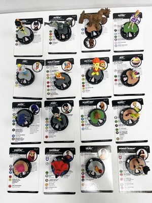 DC Heroclix Batman Team Up : Complete 16-figure Common Set