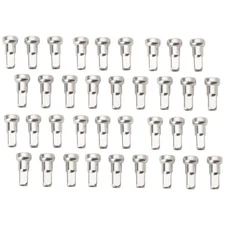 Tusk Impact Wheel Replacement Spoke Nipple Kit Rear Silver For KTM 400 EXC 4