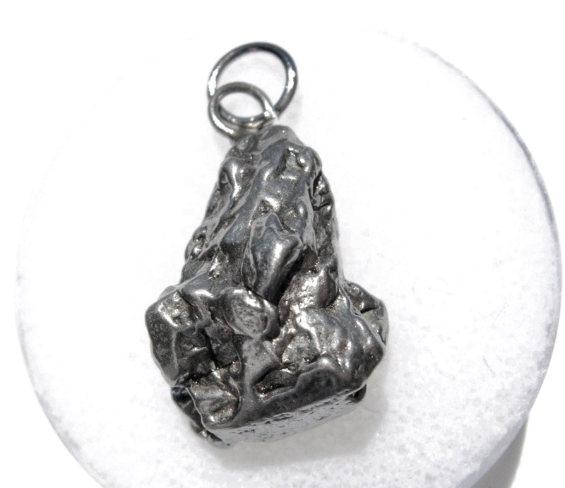 6.05 grams•CAMPO DEL CIELO Iron Meteorite•PENDANT•Cosmic Jewelry•COA